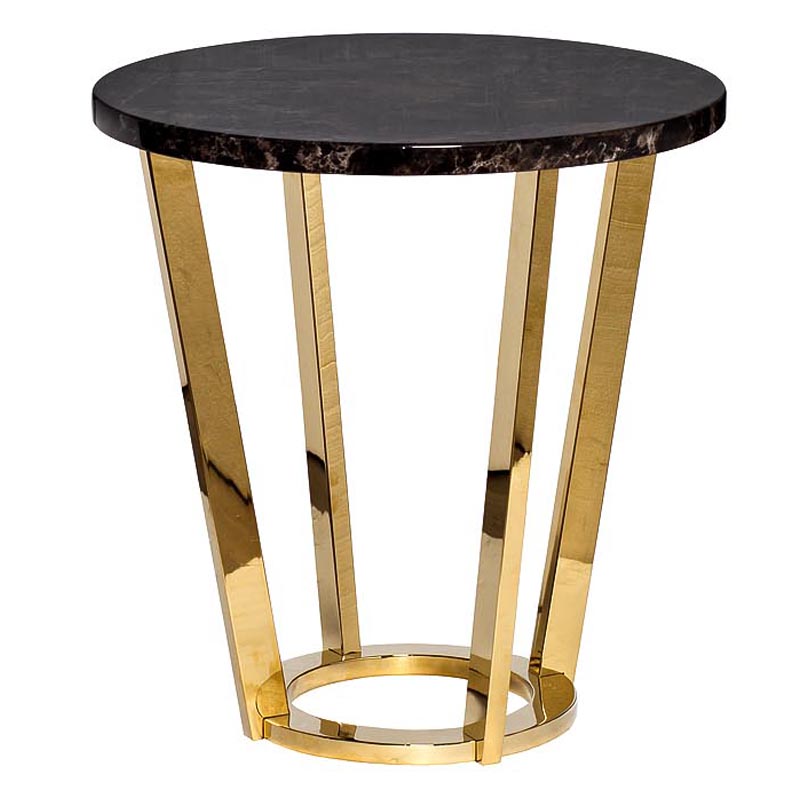 Приставной стол Serker Side Table Золотой Приставной стол Serker Side Table Золотой в Грозном | Loft Concept