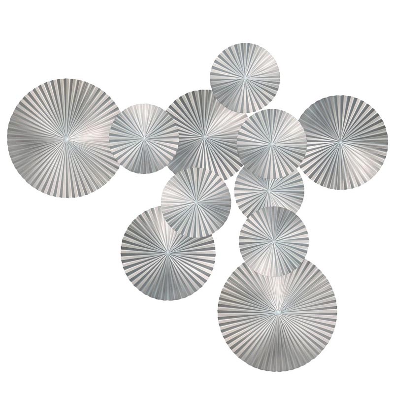 Арт-объект Apollo Silver Wall Plaque Disc 11 Серебряный Арт-объект Apollo Silver Wall Plaque Disc 11 Серебряный в Грозном | Loft Concept