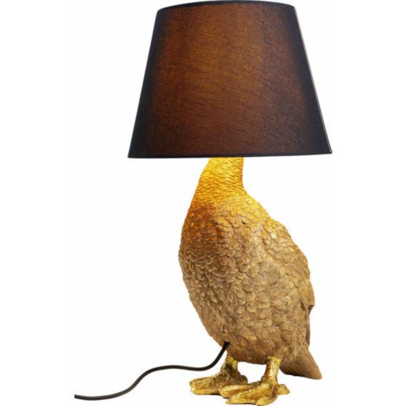 Настольная лампа A bird in ambush Черный Золотой Настольная лампа A bird in ambush Черный Золотой в Грозном | Loft Concept