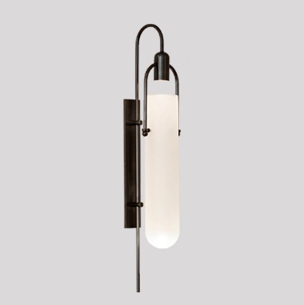 Бра Allied Maker ARC WELL SCONCE Черный Белый Бра Allied Maker ARC WELL SCONCE Черный Белый в Грозном | Loft Concept