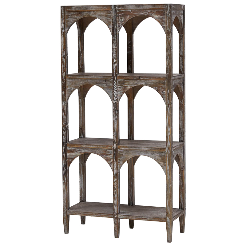 Стеллаж Rehan Wood Rack Коричневый Коричневый винтаж Стеллаж Rehan Wood Rack Коричневый Коричневый винтаж в Грозном | Loft Concept
