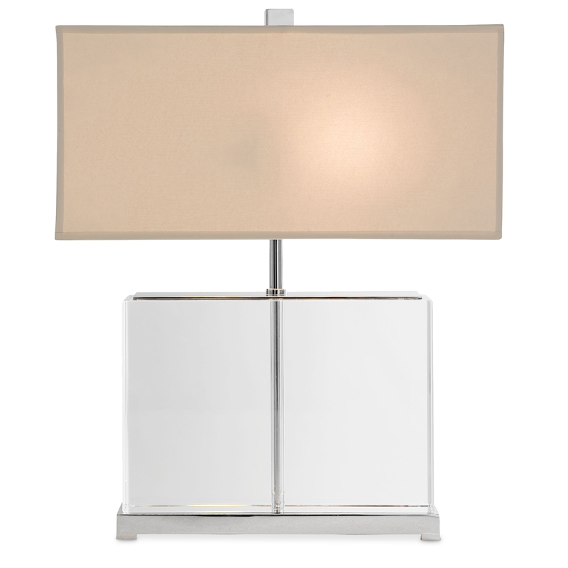 Настольная лампа Eichholtz Table Lamp Warwick Прозрачный Белый Настольная лампа Eichholtz Table Lamp Warwick Прозрачный Белый в Грозном | Loft Concept