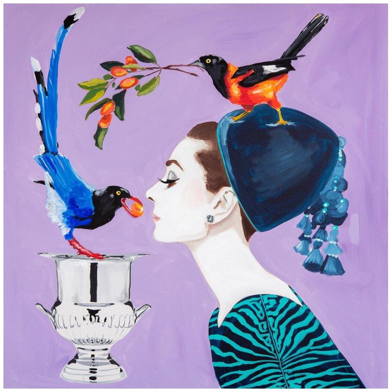 Картина Audrey with Birds and Kumquats Мульти в Грозном | Loft Concept 