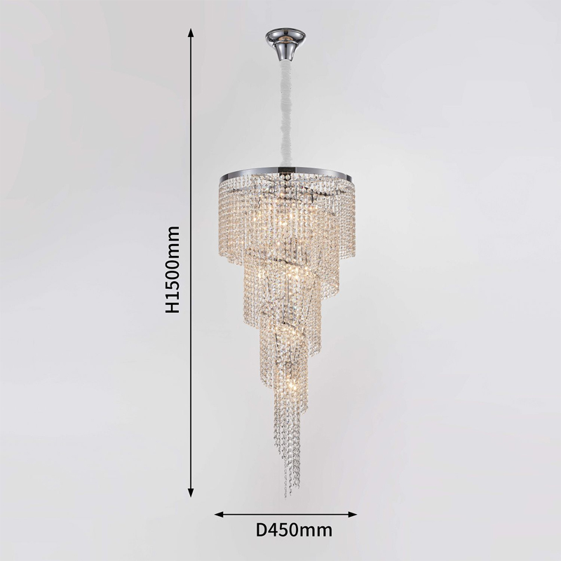 Хрустальная люстра Crystal Art Nickel D45 см Хрустальная люстра Crystal Art Nickel D45 см в Грозном