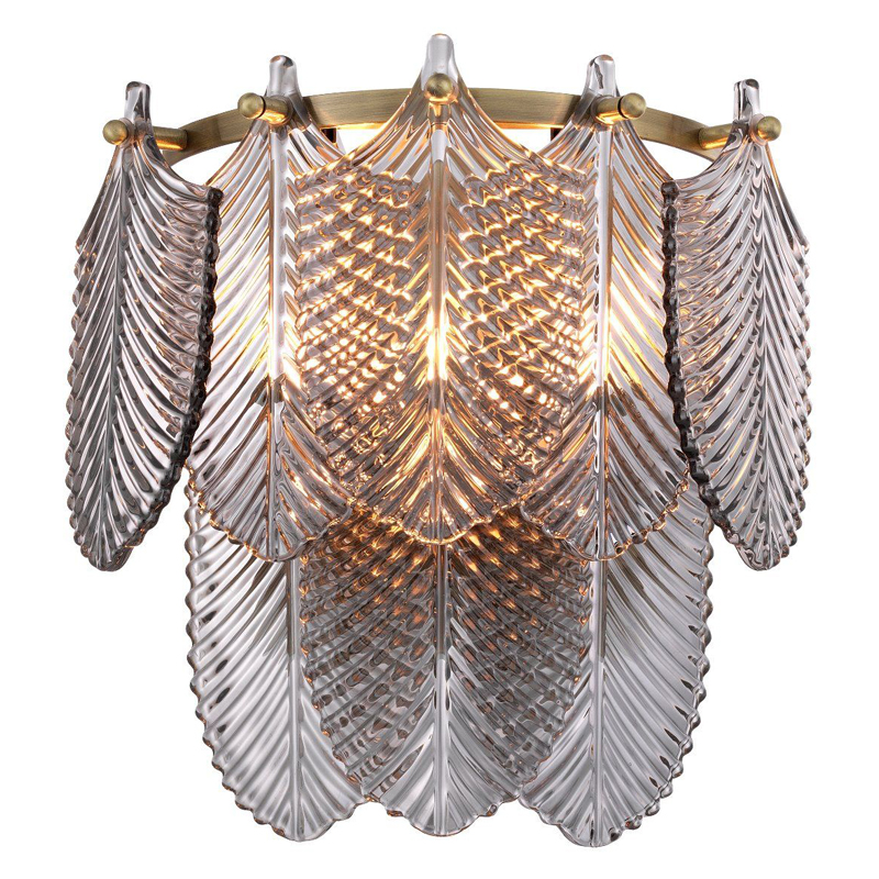 Бра Eichholtz Wall Lamp Verbier smoke Стекло Смок Латунь Бра Eichholtz Wall Lamp Verbier smoke Стекло Смок Латунь в Грозном | Loft Concept