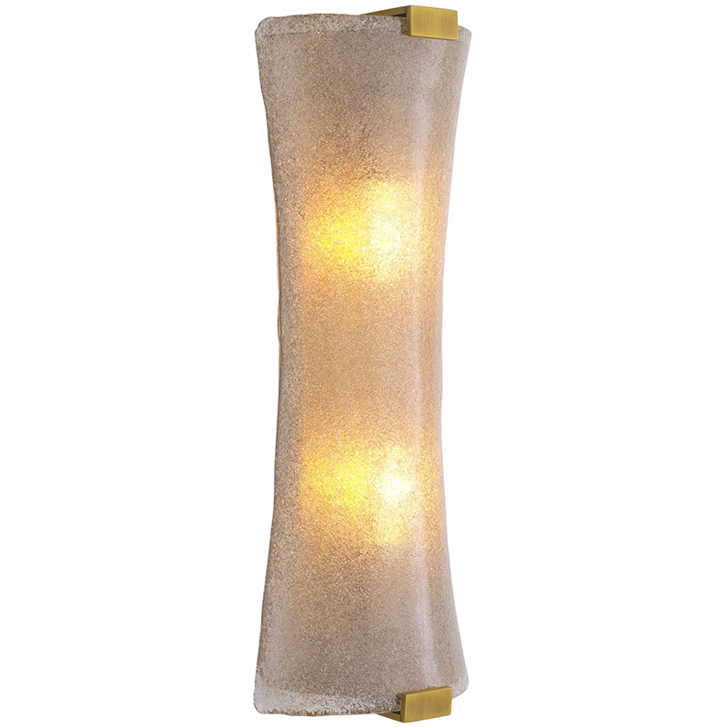 Бра Eichholtz Wall Lamp Bern Латунь Прозрачный Стекло Смок Бра Eichholtz Wall Lamp Bern Латунь Прозрачный Стекло Смок в Грозном | Loft Concept