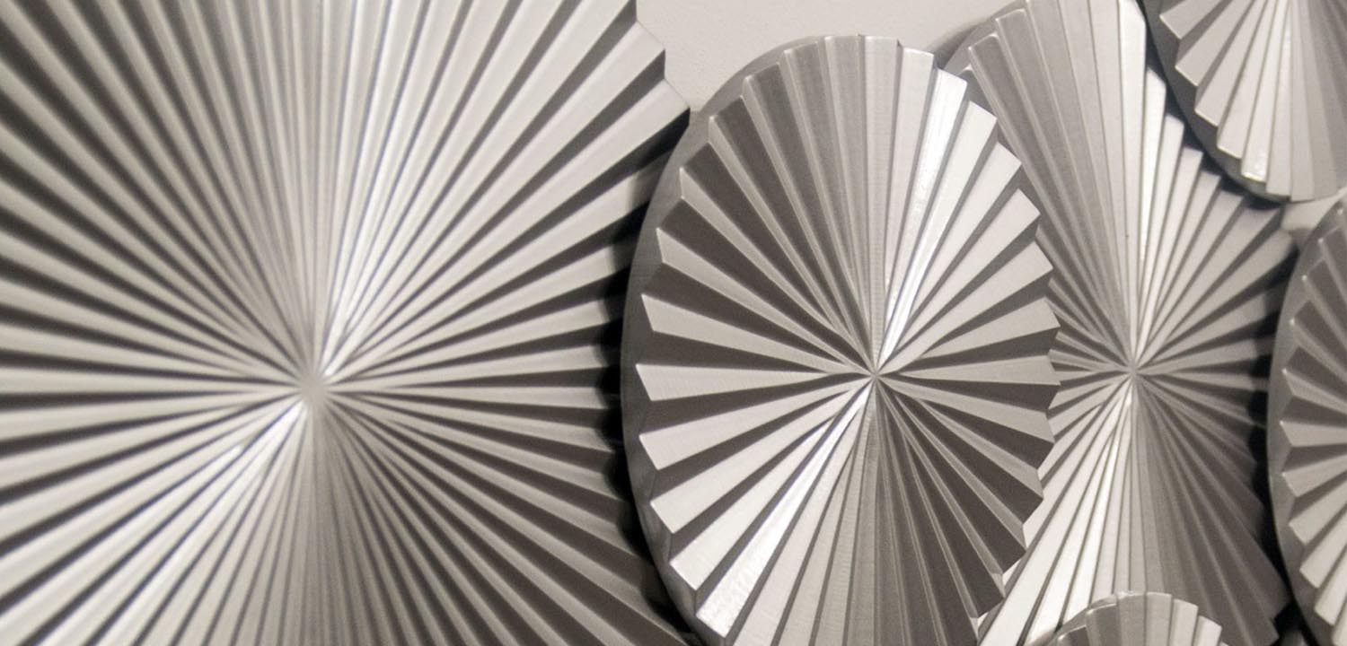 Арт-объект Apollo Silver Wall Plaque Disc 11 - фото №1