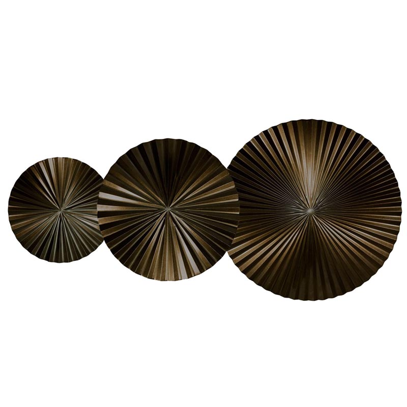 Арт-объект Apollo Brown Wall Plaque Disc 3 Коричневый Арт-объект Apollo Brown Wall Plaque Disc 3 Коричневый в Грозном | Loft Concept