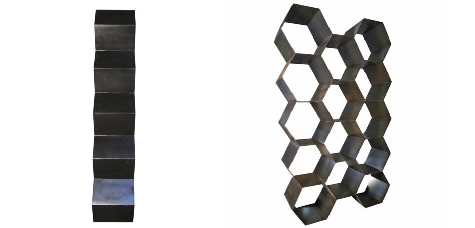 Стеллаж Industrial Loft Metal Honeycomb Стеллаж Industrial Loft Metal Honeycomb - Loft-Concept в Грозном