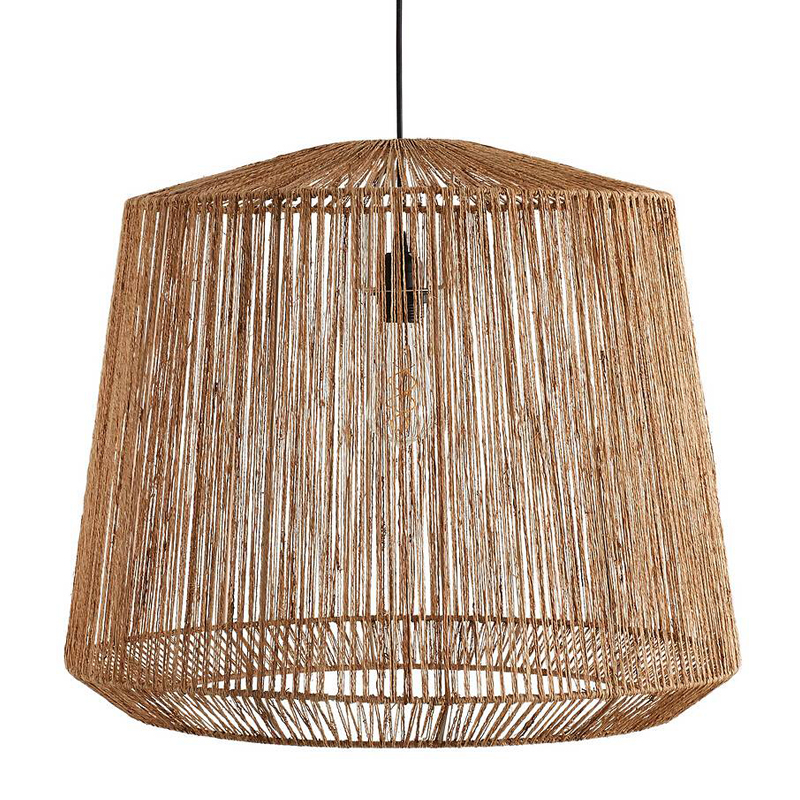 Подвесной светильник Signe Wicker Hemp Beige 59 Бежевый Подвесной светильник Signe Wicker Hemp Beige 59 Бежевый в Грозном | Loft Concept