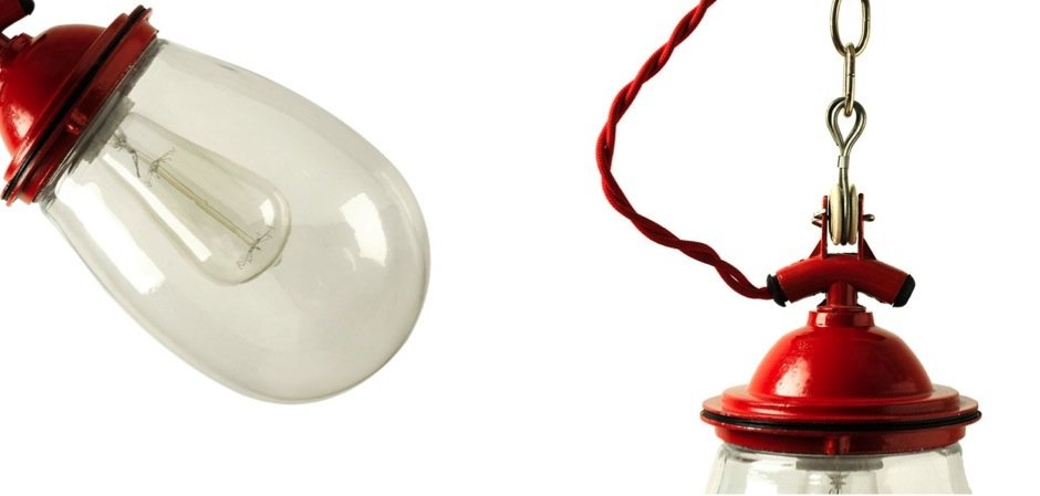 Подвесной светильник Glass Drop Retro Color Light Подвесной светильник Glass Drop Retro Color Light - Loft-Concept в Грозном