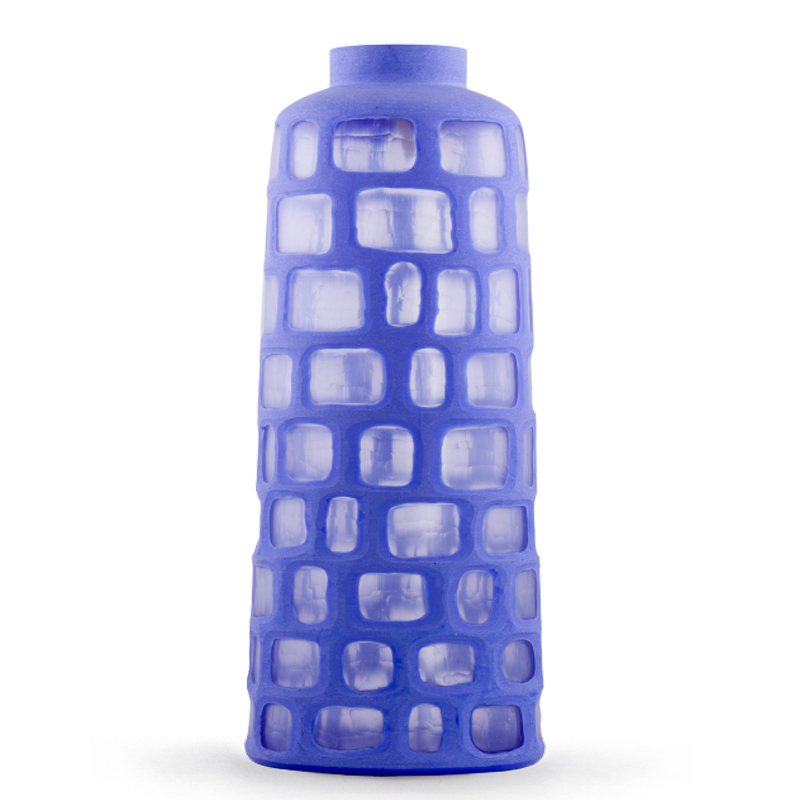 Ваза Blue Cells Vase Светло-синий Прозрачный Ваза Blue Cells Vase Светло-синий Прозрачный в Грозном | Loft Concept