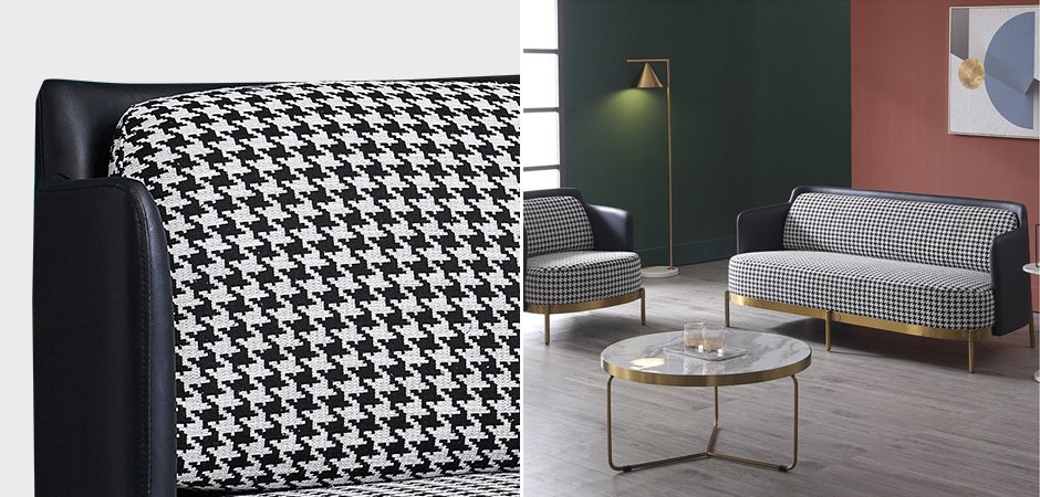 Диван Pied de poule Gray Sofa Диван Pied de poule Gray Sofa - Loft-Concept в Грозном