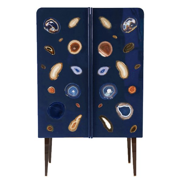 Patrick Naggar Gem Cabinet шкаф украшенный агатами Коричневый Шоколад (Chocolate) Patrick Naggar Gem Cabinet шкаф украшенный агатами Коричневый Шоколад (Chocolate) в Грозном | Loft Concept