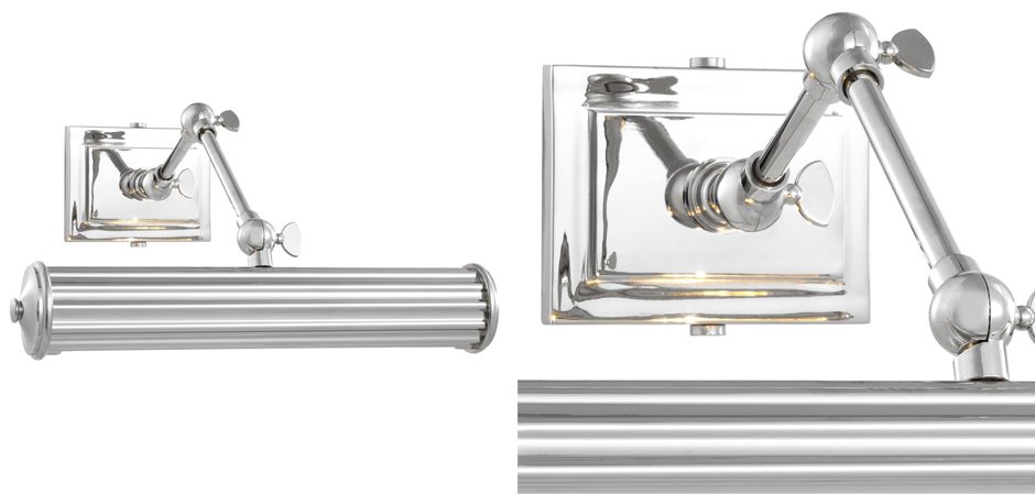 Бра Eichholtz Wall Lamp Luca S Nickel Бра Eichholtz Wall Lamp Luca S Nickel - Loft-Concept в Грозном