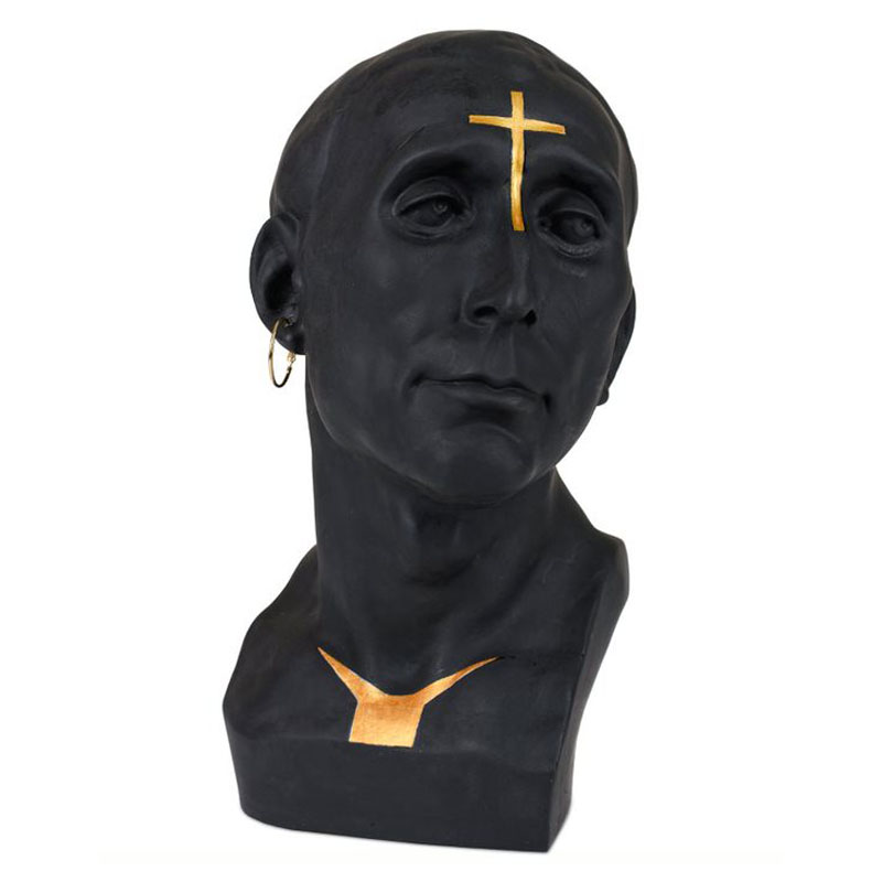 Статуэтка Bust Black Man Черный Золотой Статуэтка Bust Black Man Черный Золотой в Грозном | Loft Concept