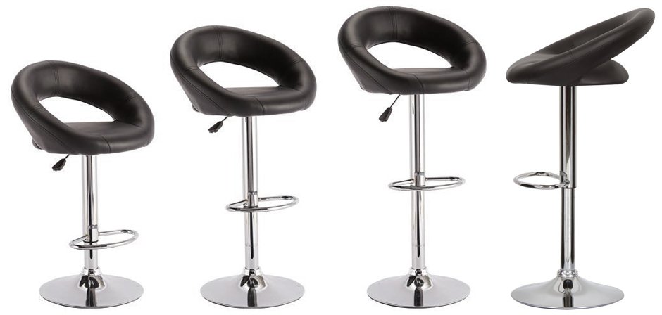 Барный стул Ring black Барный стул Ring black - Loft-Concept в Грозном