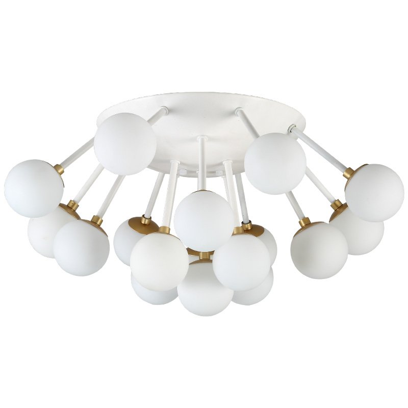 Потолочная люстра Fungi ceiling Белый Золотой Потолочная люстра Fungi ceiling Белый Золотой в Грозном | Loft Concept