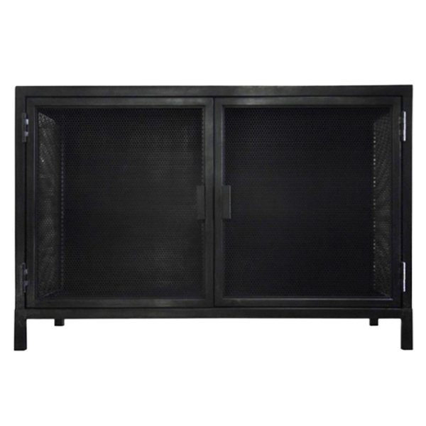 Буфет с 2-мя дверцами из металлической сетки Industrial Loft Dark Metal 2 Door Beto Cabinet Черный Буфет с 2-мя дверцами из металлической сетки Industrial Loft Dark Metal 2 Door Beto Cabinet Черный в Грозном | Loft Concept