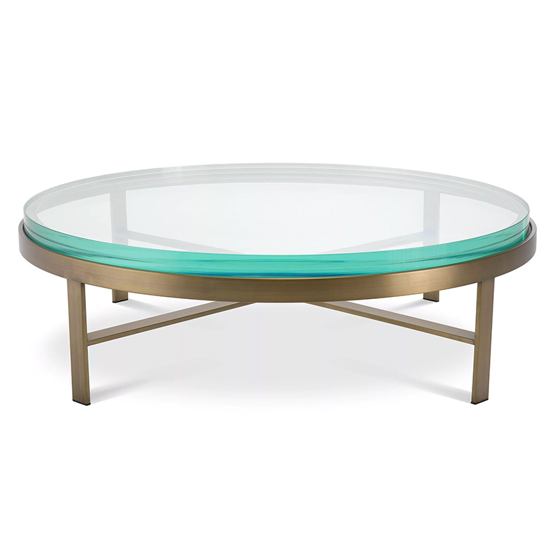 Кофейный стол Eichholtz Coffee Table Hoxton Латунь Прозрачное Стекло Бирюзовый Кофейный стол Eichholtz Coffee Table Hoxton Латунь Прозрачное Стекло Бирюзовый в Грозном | Loft Concept