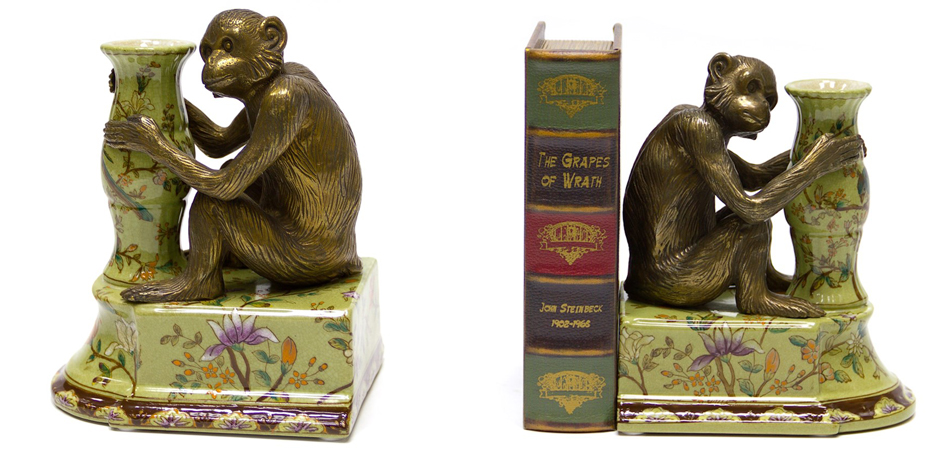 Держатель для книг Bronze Monkeys Держатель для книг Bronze Monkeys - Loft-Concept в Грозном