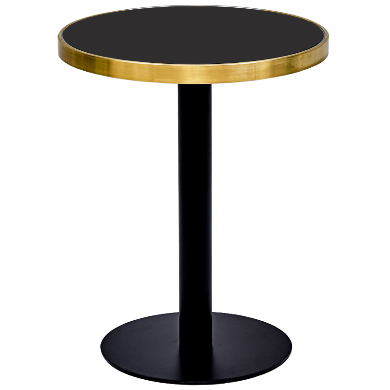 Обеденный стол Tadeo Dinner Table Глянцевое золото Черный Обеденный стол Tadeo Dinner Table Глянцевое золото Черный в Грозном | Loft Concept