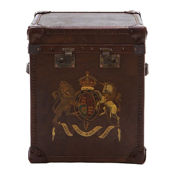 Сундук chest Royal Arms of England Коричневый Сундук chest Royal Arms of England Коричневый в Грозном | Loft Concept