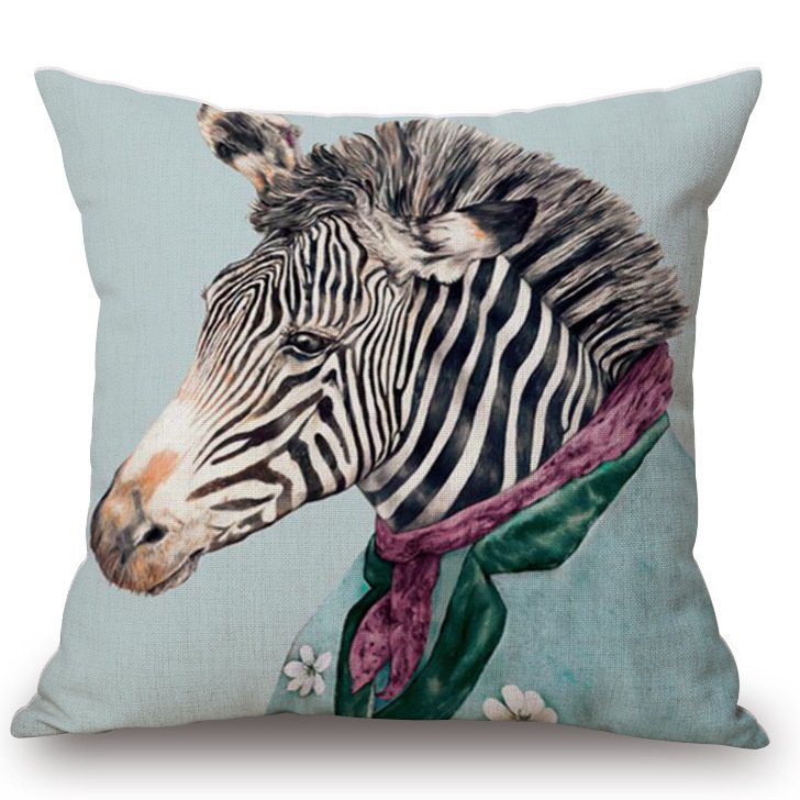 Декоративная подушка Zebra #2 Мульти Декоративная подушка Zebra #2 Мульти в Грозном | Loft Concept