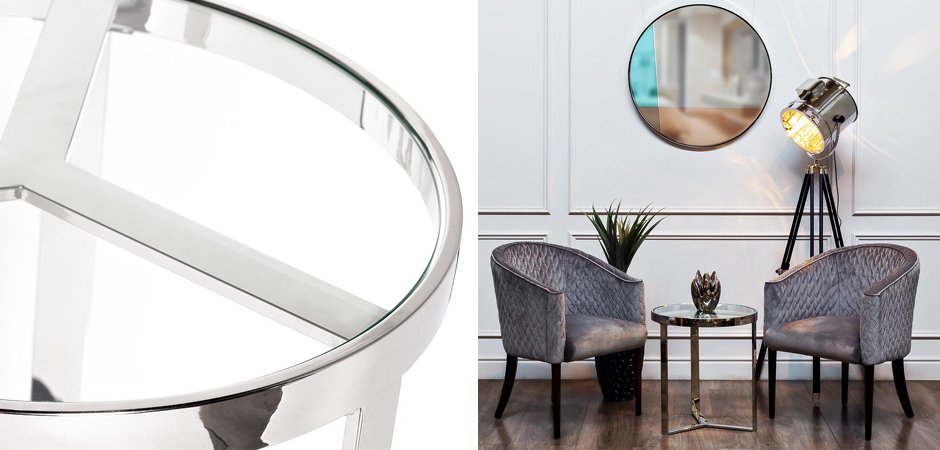 Приставной стол Neoclassic Tee Silver Приставной стол Neoclassic Tee Silver - Loft-Concept в Грозном