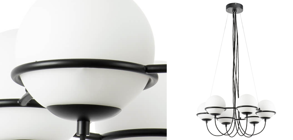 Люстра Melissa Chandelier Black 6 Люстра Melissa Chandelier Black 6 - Loft-Concept в Грозном