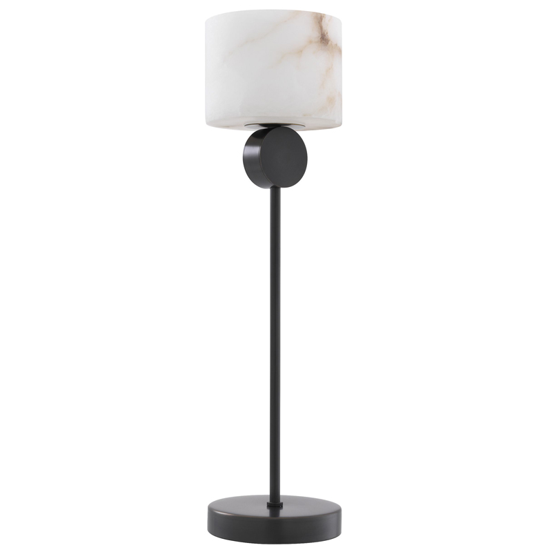 Настольная лампа Eichholtz Table Lamp Etruscan Bronze Темная бронза Белый Настольная лампа Eichholtz Table Lamp Etruscan Bronze Темная бронза Белый в Грозном | Loft Concept