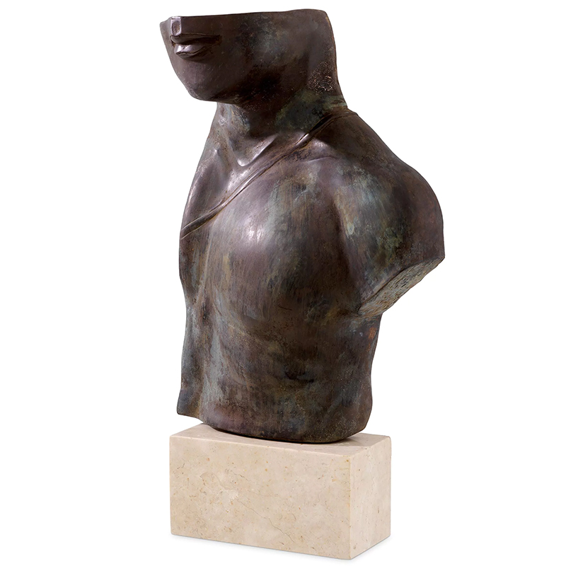 Декоративная статуэтка Eichholtz Torso Artem Бронза Песочный Темная бронза Декоративная статуэтка Eichholtz Torso Artem Бронза Песочный Темная бронза в Грозном | Loft Concept