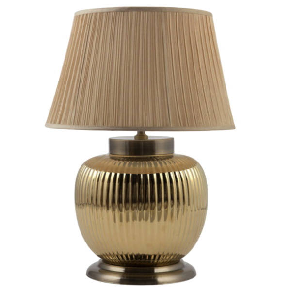 Настольная лампа Fluted Gold Настольная лампа Fluted Gold в Грозном | Loft Concept