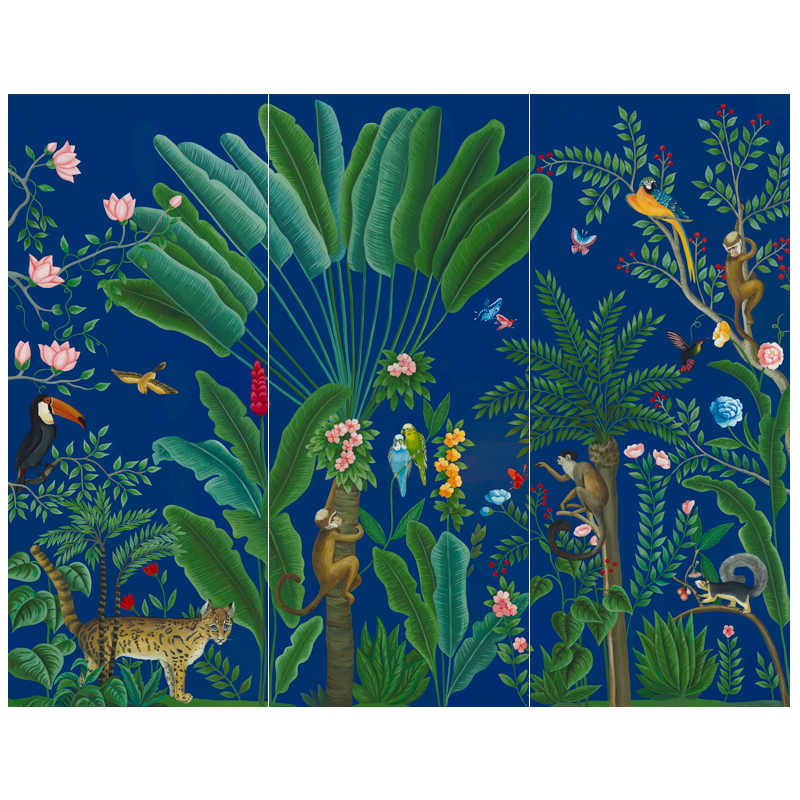 Панно Jungle Animals Мульти Панно Jungle Animals Мульти в Грозном | Loft Concept