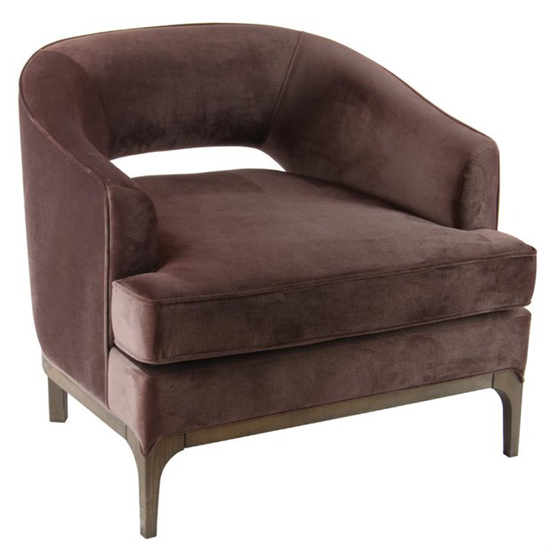 Кресло Jargini Chair velour Бургундский красный Кресло Jargini Chair velour Бургундский красный в Грозном | Loft Concept