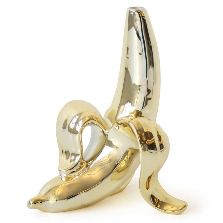 Статуэтка BANANA BUD VASE Глянцевое золото Статуэтка BANANA BUD VASE Глянцевое золото в Грозном | Loft Concept