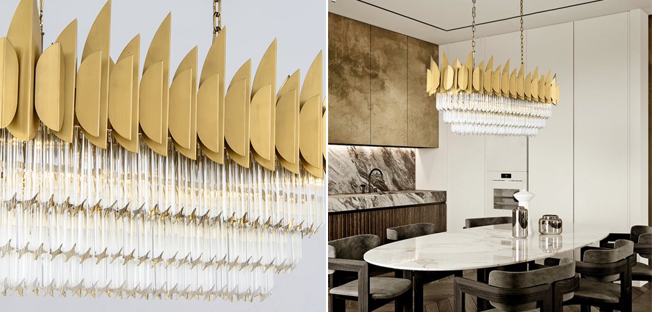 Подвесной светильник KEBO KING CHANDELIER Rectangle Подвесной светильник KEBO KING CHANDELIER Rectangle - Loft-Concept в Грозном
