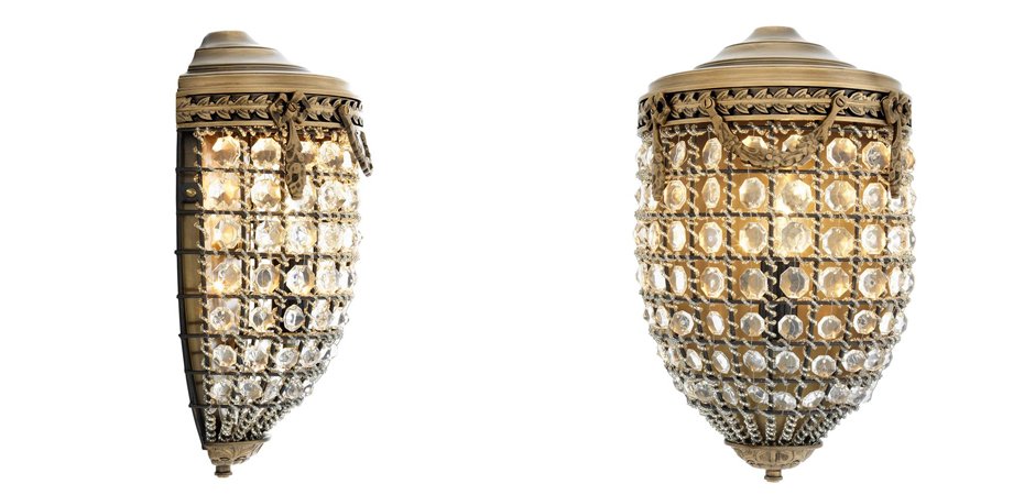 Бра Eichholtz Wall Lamp Emperor Brass - Loft-Concept в Грозном