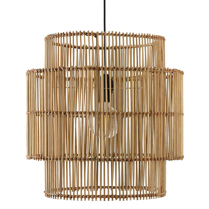 Подвесной светильник Larsen Wicker Bamboo Бежевый Подвесной светильник Larsen Wicker Bamboo Бежевый в Грозном | Loft Concept