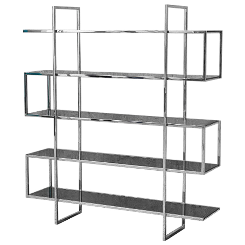 Стеллаж Maze Rack Прозрачный черный Хром Стеллаж Maze Rack Прозрачный черный Хром в Грозном | Loft Concept