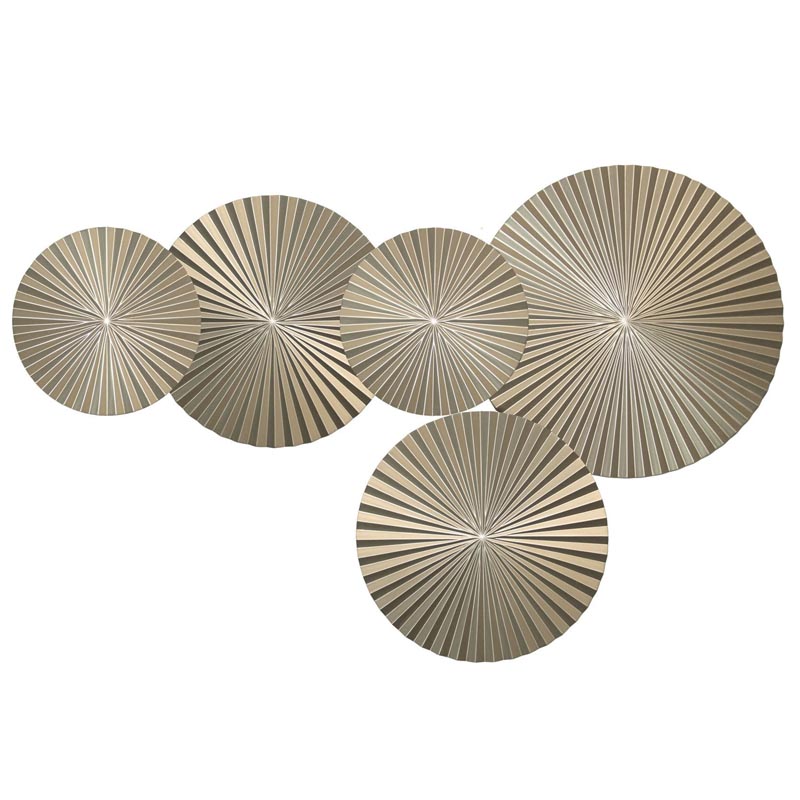 Арт-объект Apollo Champagne Wall Plaque Disc 5 Золотой Шампань Арт-объект Apollo Champagne Wall Plaque Disc 5 Золотой Шампань в Грозном | Loft Concept