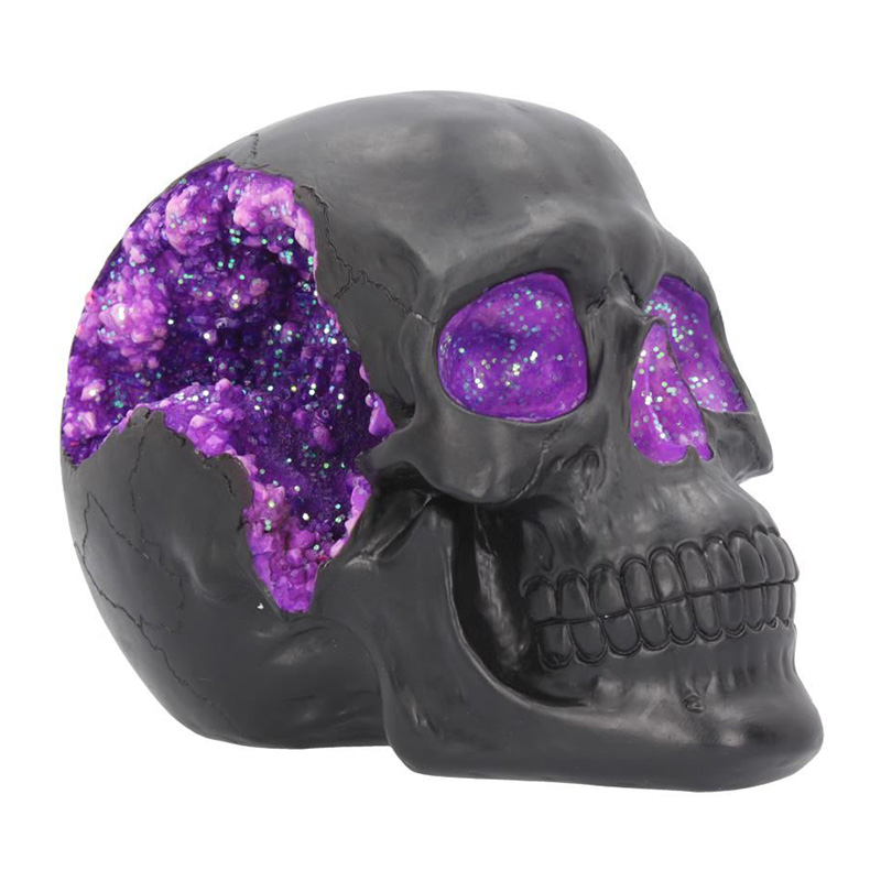 Статуэтка Druza Skull Черный Фиолетовый Статуэтка Druza Skull Черный Фиолетовый в Грозном | Loft Concept