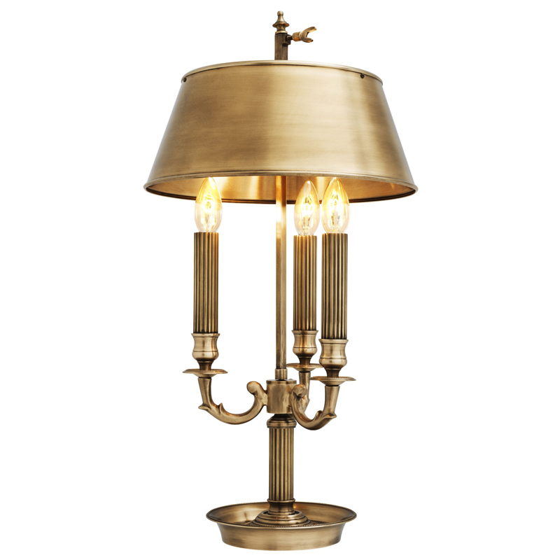Настольная лампа Eichholtz Table Lamp Deauville Латунь Античная полированная Настольная лампа Eichholtz Table Lamp Deauville Латунь Античная полированная в Грозном | Loft Concept
