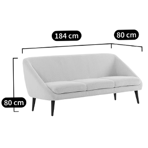 Трехместный диван с обивкой из велюра Belanger Sofa Трехместный диван с обивкой из велюра Belanger Sofa в Грозном