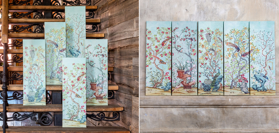 Постер Blue Chinoiserie 3 Постер Blue Chinoiserie 3 - Loft-Concept в Грозном