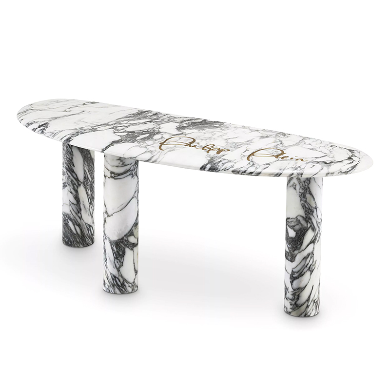 Консоль Philipp Plein Console Table Forte Белый Мрамор Bianco Золотой Консоль Philipp Plein Console Table Forte Белый Мрамор Bianco Золотой в Грозном | Loft Concept