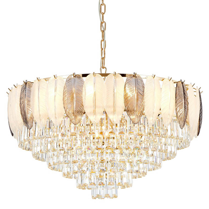 Люстра Crystal in Petals Chandelier 79 Глянцевое золото Люстра Crystal in Petals Chandelier 79 Глянцевое золото в Грозном | Loft Concept
