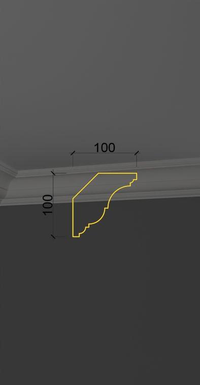 Гладкий карниз KT-10 Гладкий карниз KT-10 в Грозном