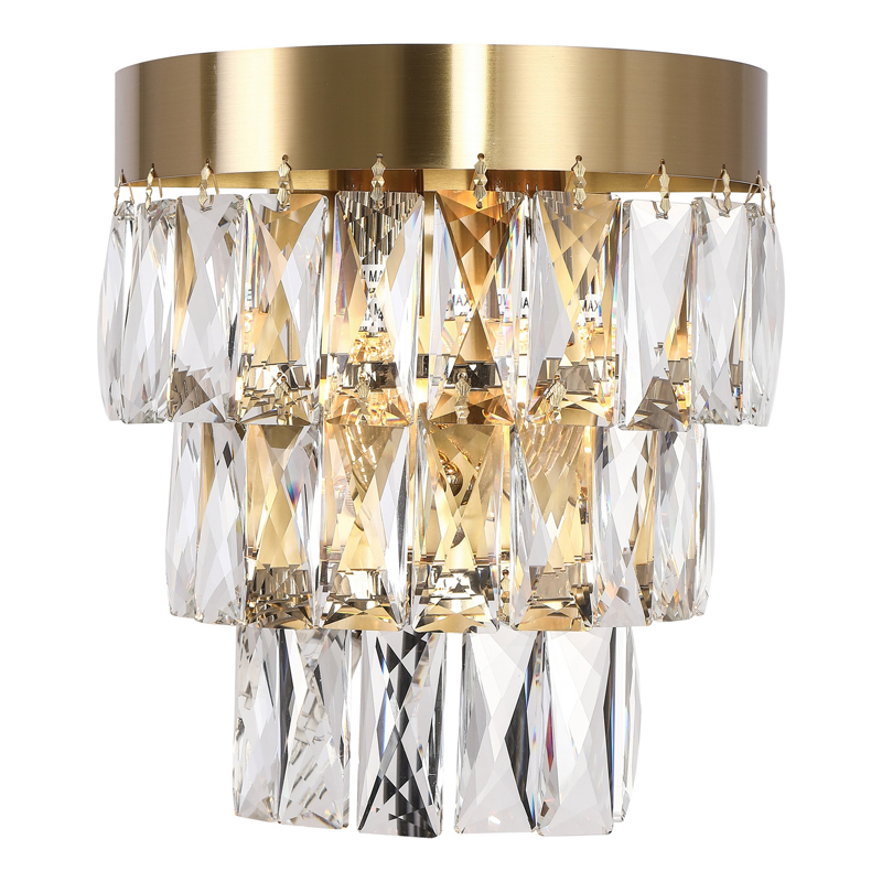 Бра Lunet Sconce Глянцевое золото Прозрачный Бра Lunet Sconce Глянцевое золото Прозрачный в Грозном | Loft Concept