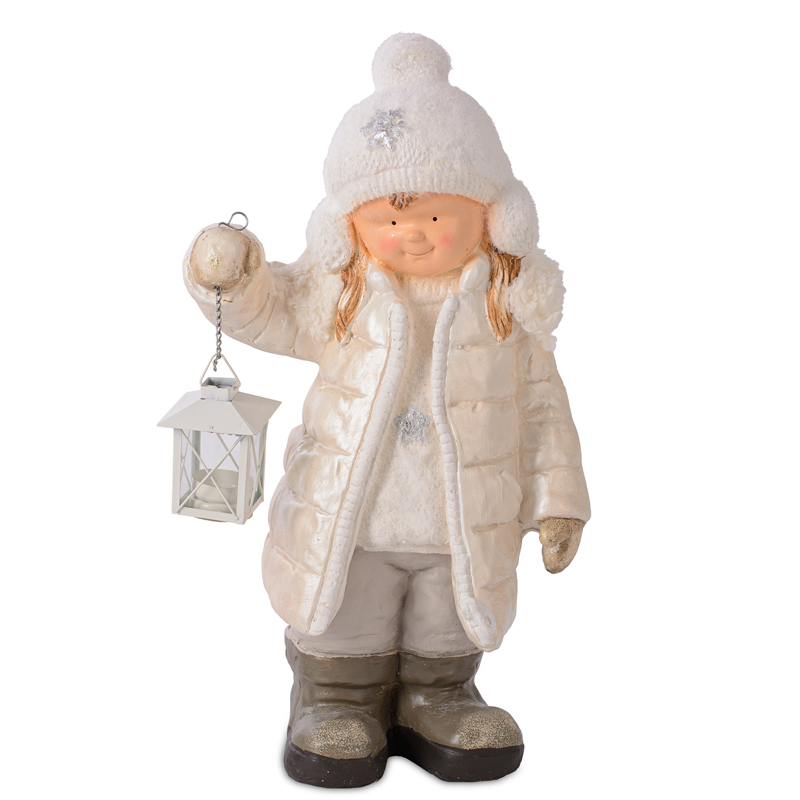 Статуэтка Winter Girl Бежевый Статуэтка Winter Girl Бежевый в Грозном | Loft Concept